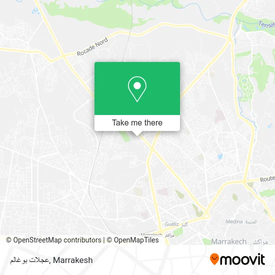 عجلات بوغالم map