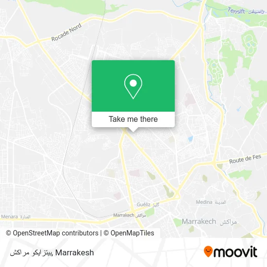 بيتزايكو مراكش plan