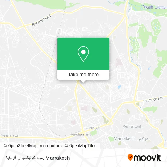 سود كونيكسيون أفريقيا map