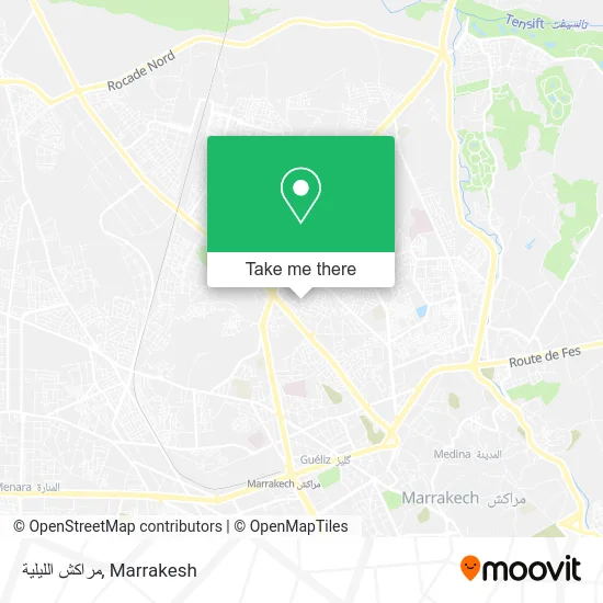 مراكش الليلية map