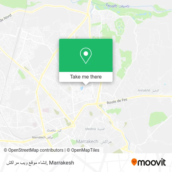 إنشاء موقع ويب مراكش map