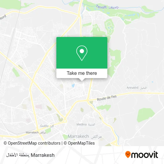 منطقة الأطفال plan