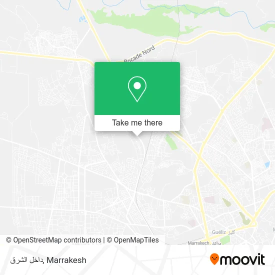 داخل الشرق map