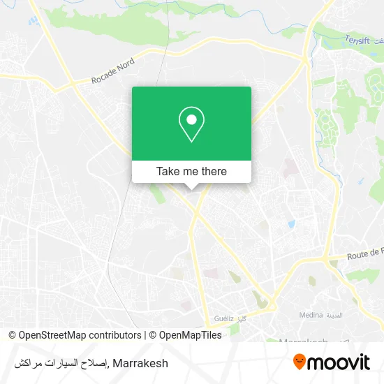 إصلاح السيارات مراكش map