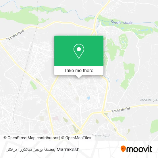 حضانة يوجين ديلاكروا مراكش plan