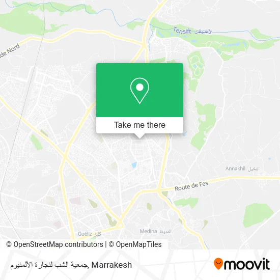 جمعية الشب لنجارة الألمنيوم map
