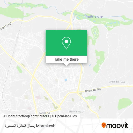لسباق الجائزة الصغيرة map