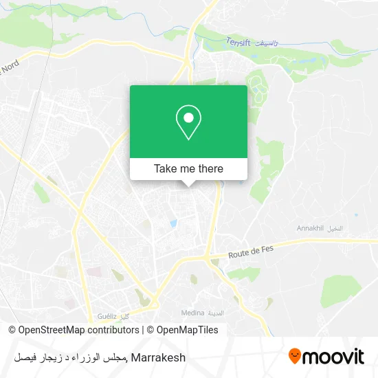 مجلس الوزراء د زيجار فيصل map