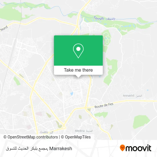 مجمع بلبكر الحديث للتسوق map
