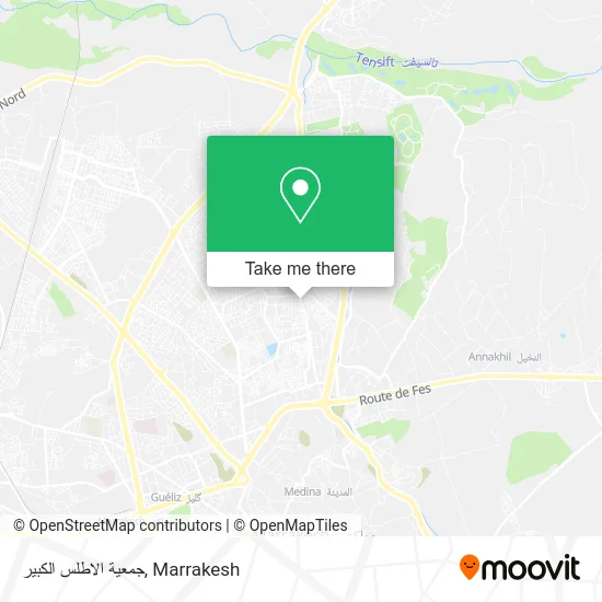 جمعية الاطلس الكبير map