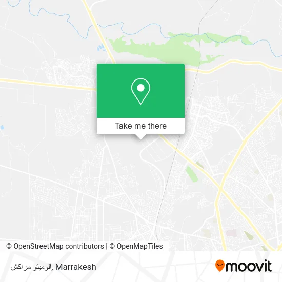 الوميتو مراكش plan