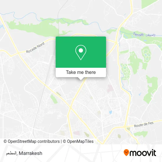 المطعم map