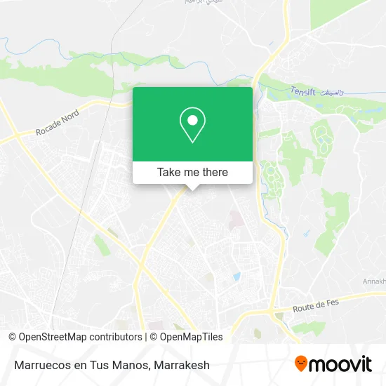 Marruecos en Tus Manos map