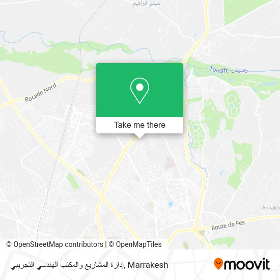 إدارة المشاريع والمكتب الهندسي التجريبي map