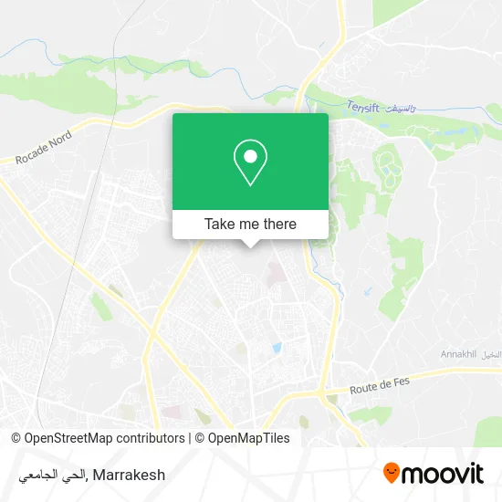 الحي الجامعي map