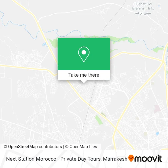 Next Station Morocco - Private Day Tours map