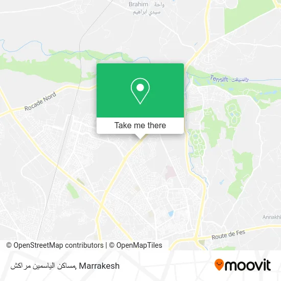 مساكن الياسمين مراكش plan