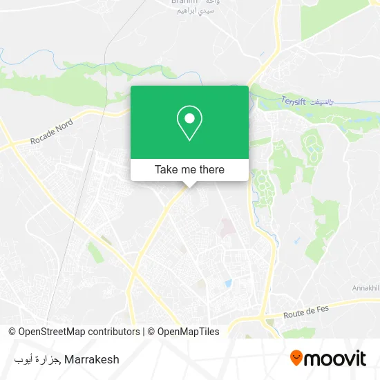 جزارة أيوب map