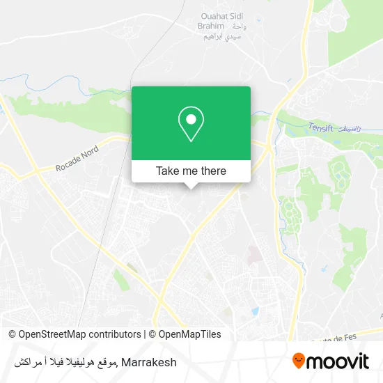 موقع هوليفيلا فيلا أ مراكش plan