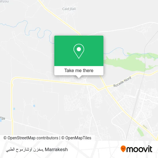 مخزن اوشارموح الطبي map