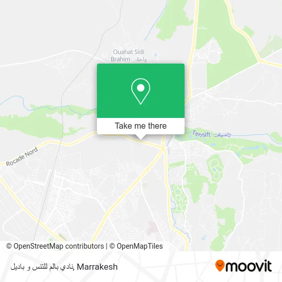 نادي بالم للتنس و باديل map