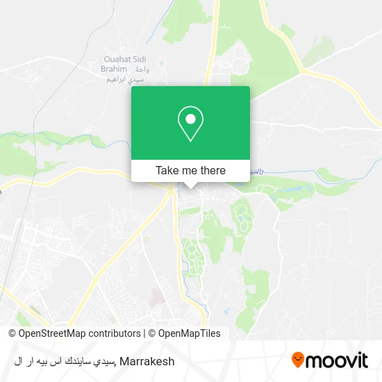 سيدي سايندك اس بيه ار ال map