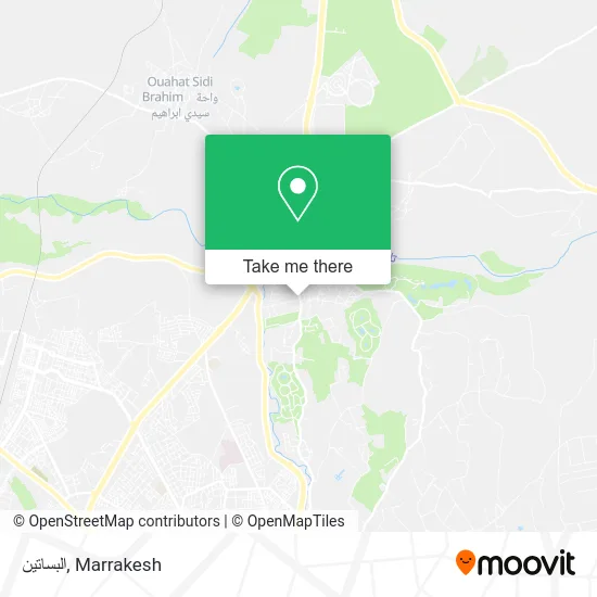 البساتين map