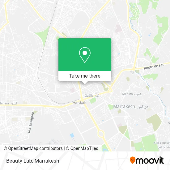 Beauty Lab map