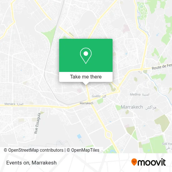 Events on map