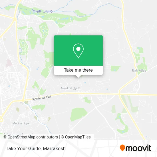 Take Your Guide map