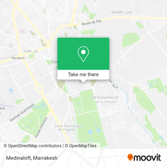 Medinaloft map