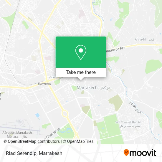 Riad Serendip map