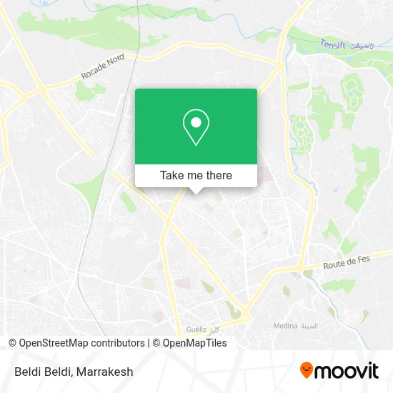 Beldi Beldi map