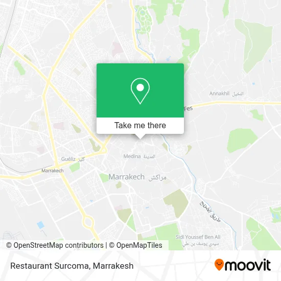 Restaurant Surcoma map
