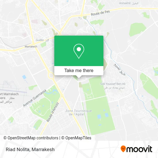 Riad Nolita map