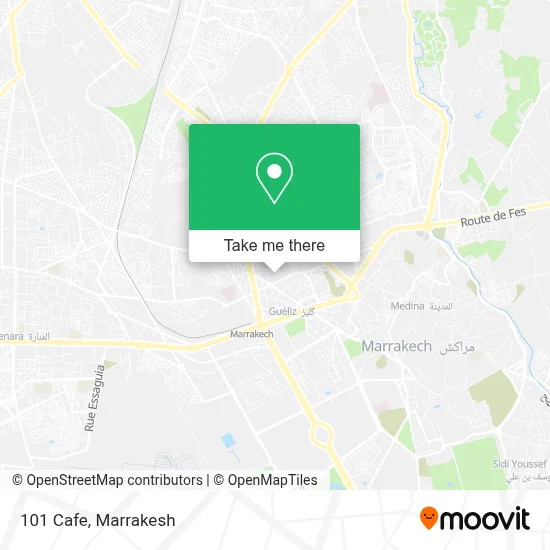 101 Cafe map