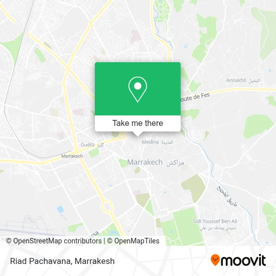 Riad Pachavana map