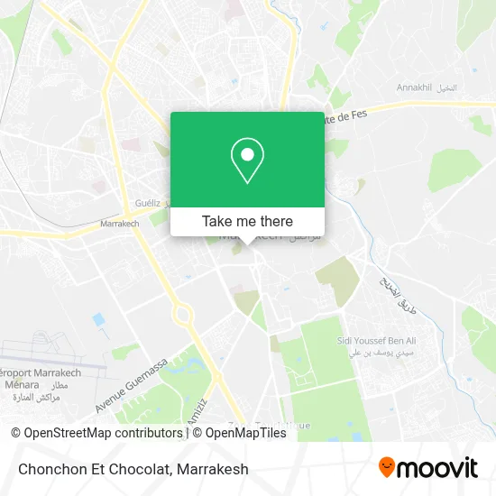 Chonchon Et Chocolat map