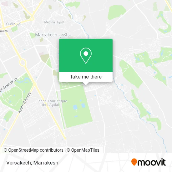 Versakech map
