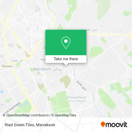 Riad Green Tiles map
