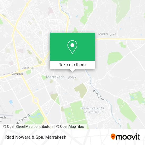 Riad Nowara & Spa map