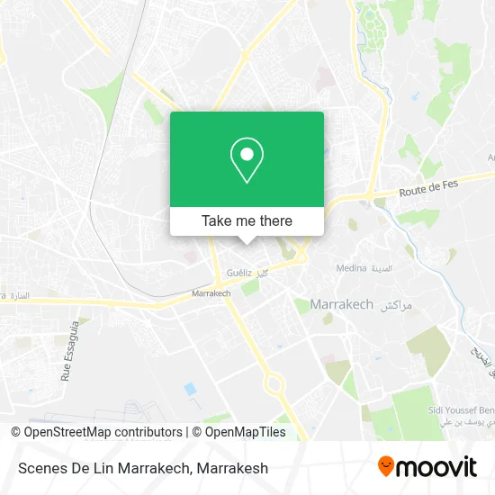 Scenes De Lin Marrakech map