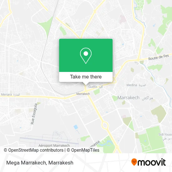 Mega Marrakech map