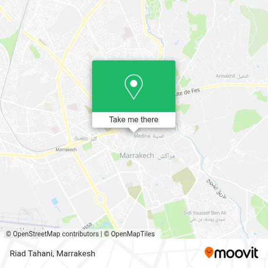 Riad Tahani map