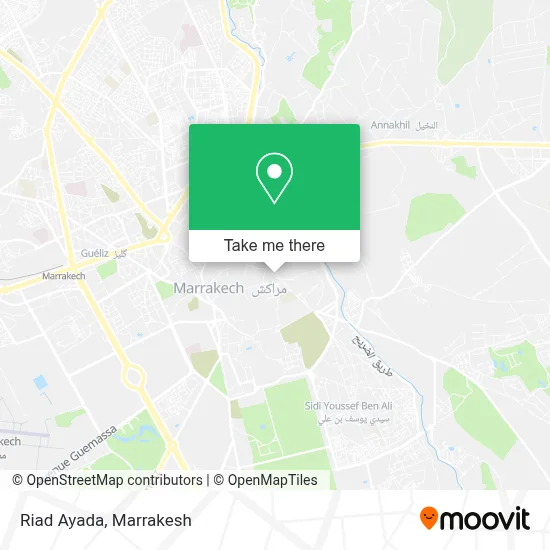 Riad Ayada map