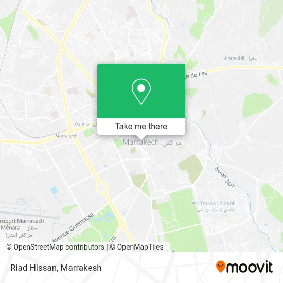 Riad Hissan map