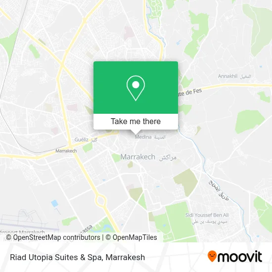 Riad Utopia Suites & Spa map