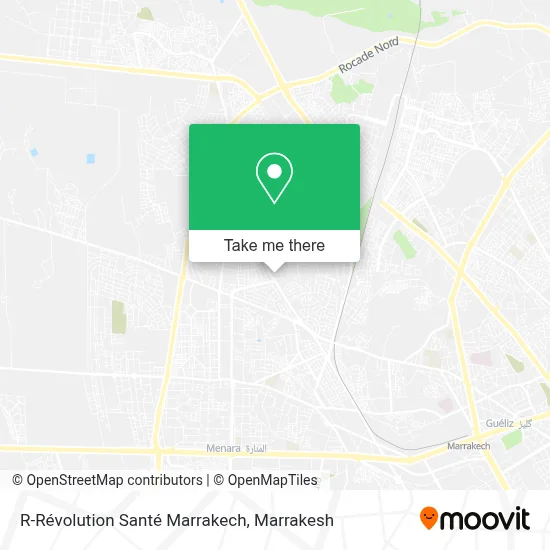 R-Révolution Santé Marrakech map