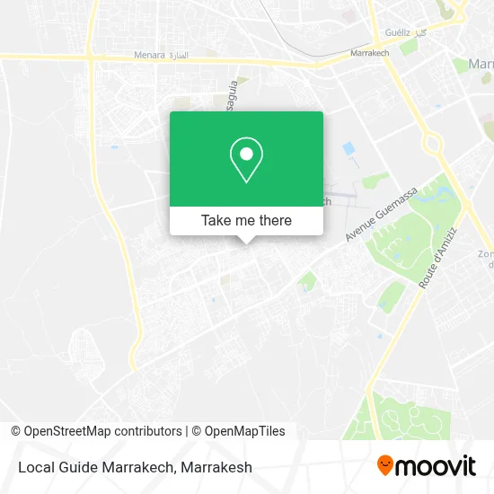 Local Guide Marrakech map