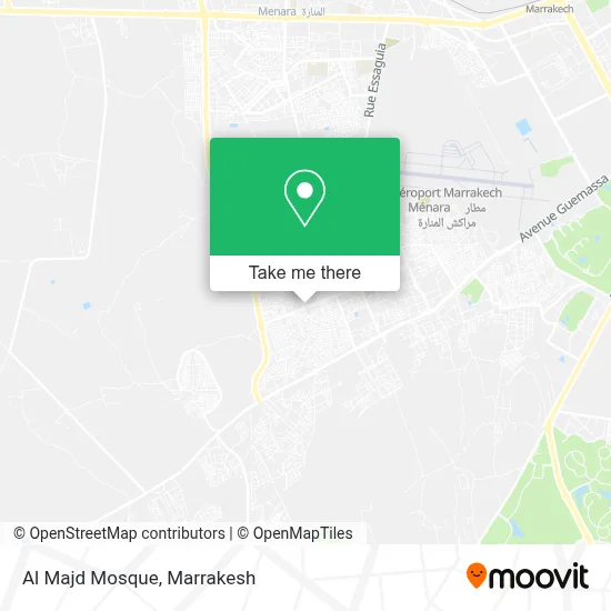 Al Majd Mosque map